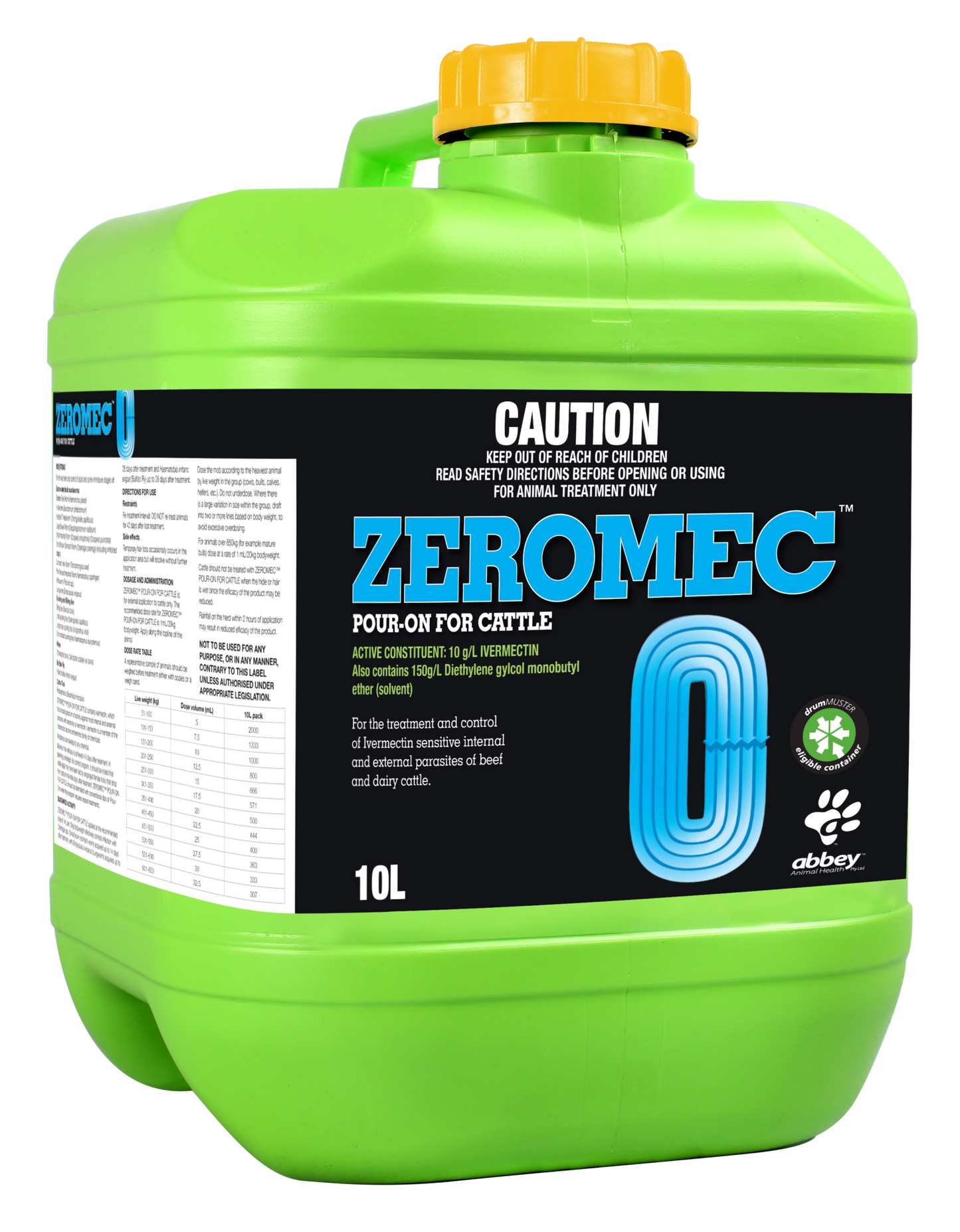 Zeromec Pour-On for Cattle