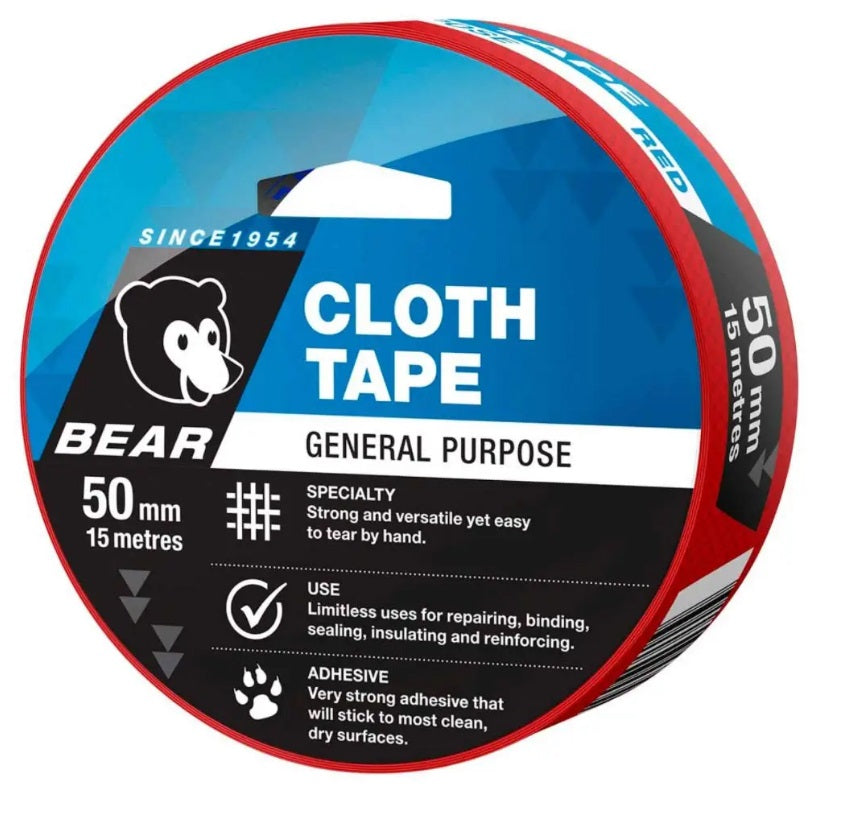 Silage Repair Premium Cloth Tape 96mm Black