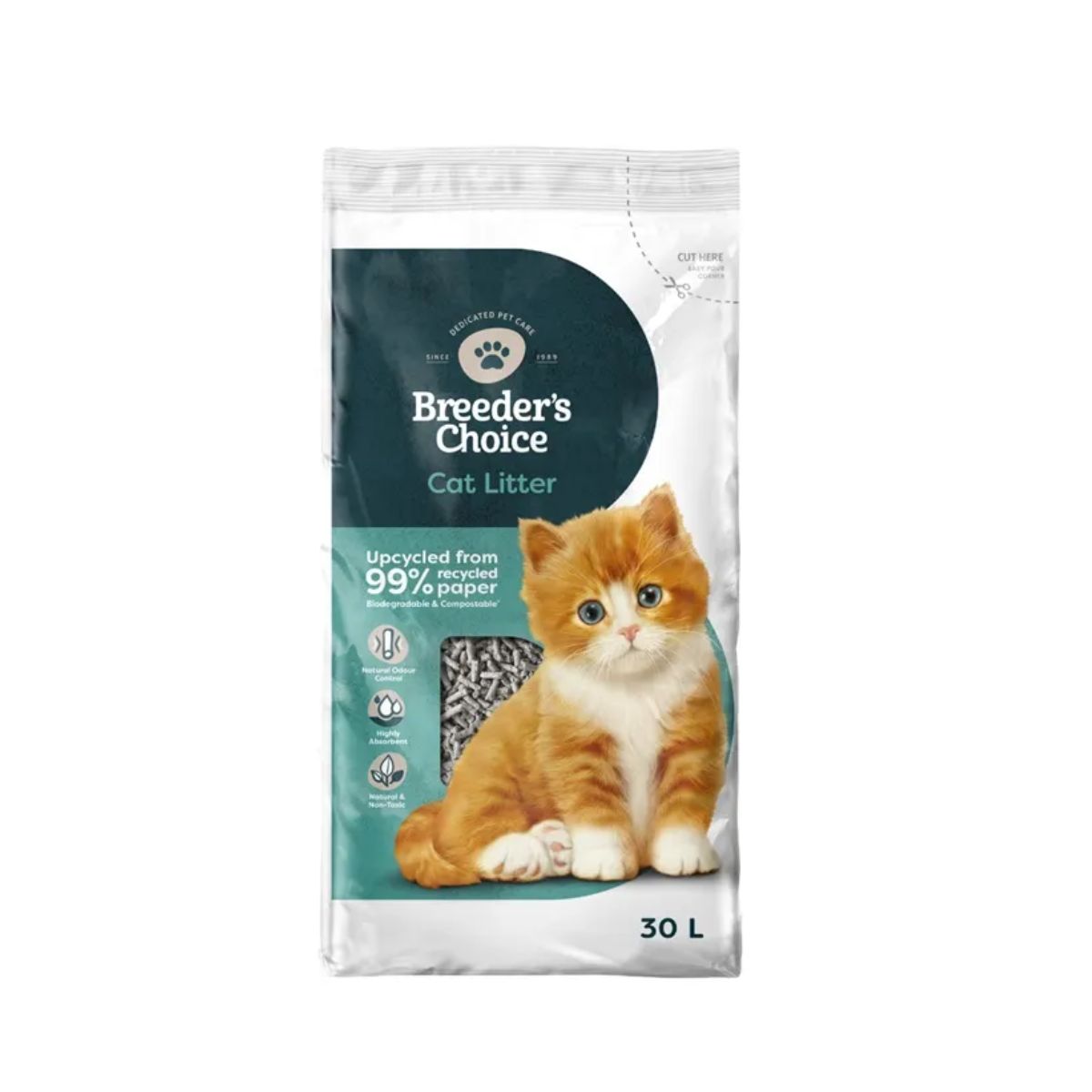 Breeders Choice Cat Litter 30L