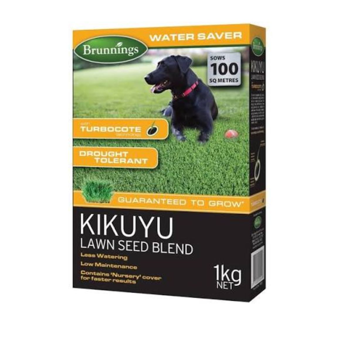 Brunnings Kikuyu Lawn Seed Blend 1kg