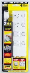 Power Board 4 Outlet Switched