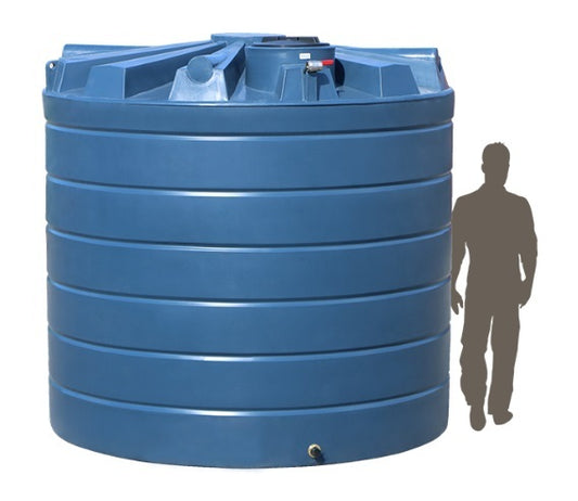 Coerco Premium Corrugated Squat Tank 2500L