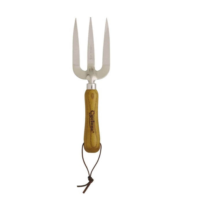 Hand Fork Cyclone Stainless Steel Head