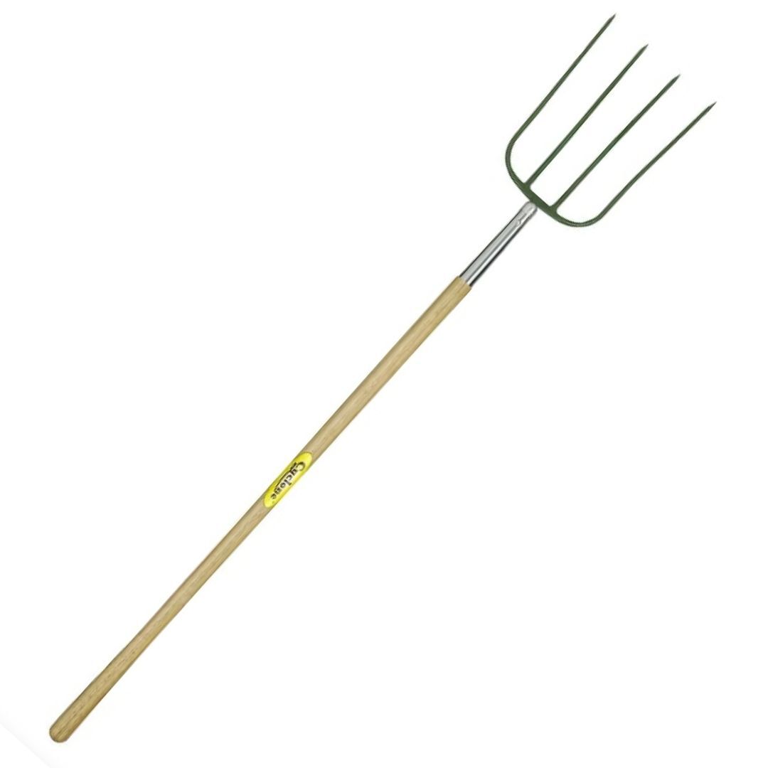 Cyclone Fork Manure 4 Tines Long Handle