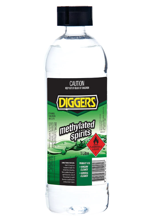 Diggers Methylated Spirits 1lt