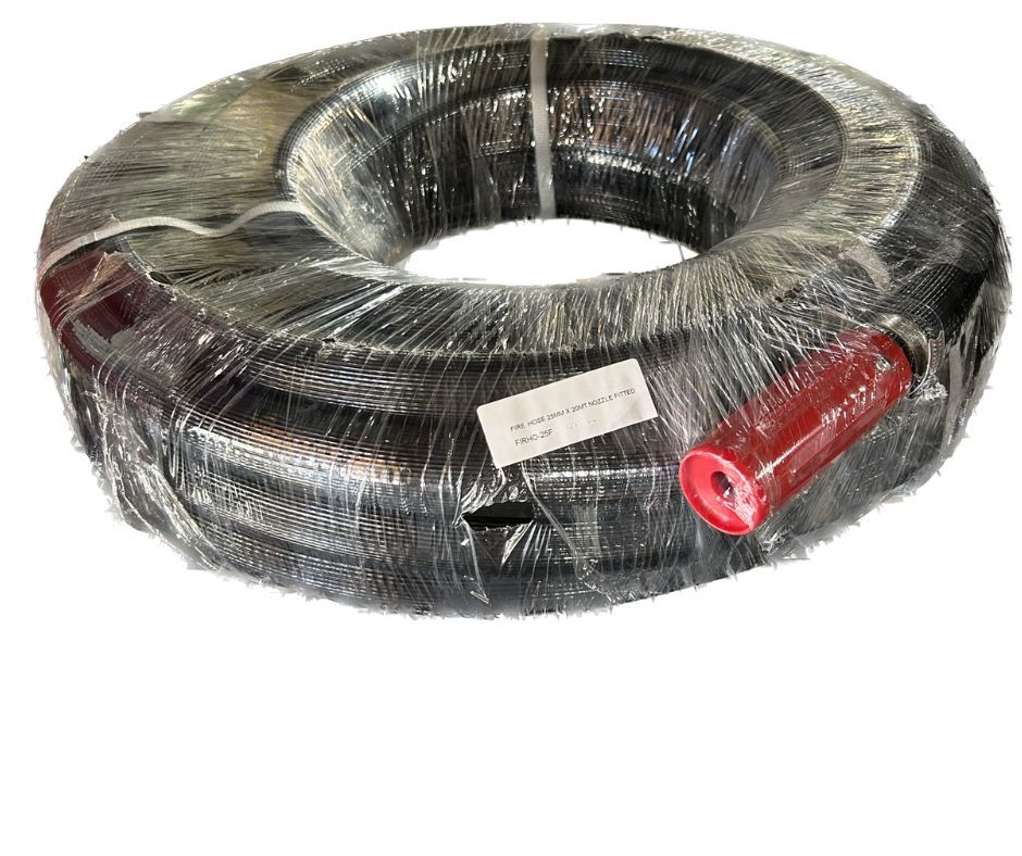 Fire Hose c/w Nozzle Fitted 25mm x 20m