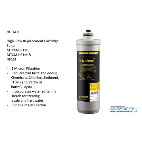 Davey Microlene Carbon Cartridge 1mic