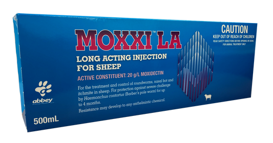 Moxxi LA Long Acting For Sheep 500ml