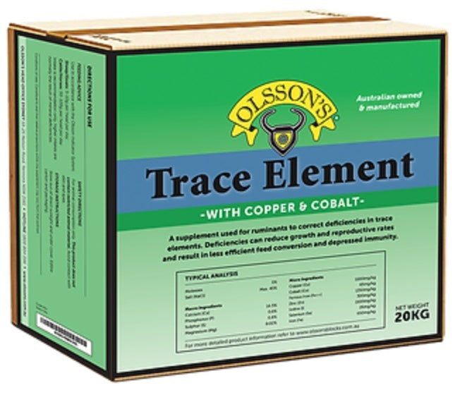 Olssons Trace Element + Copper & Cobalt 20 kg