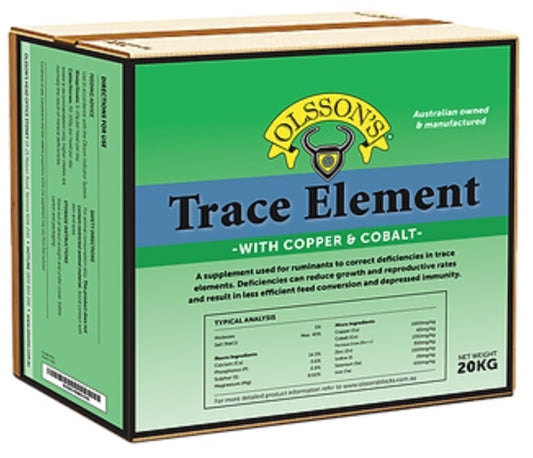Olssons Trace Element + Copper & Cobalt 20 kg
