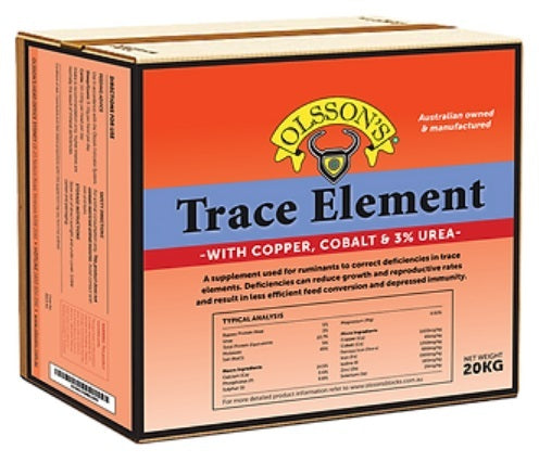 Olssons Trace Element Co + Cu +3% Urea 20 kg