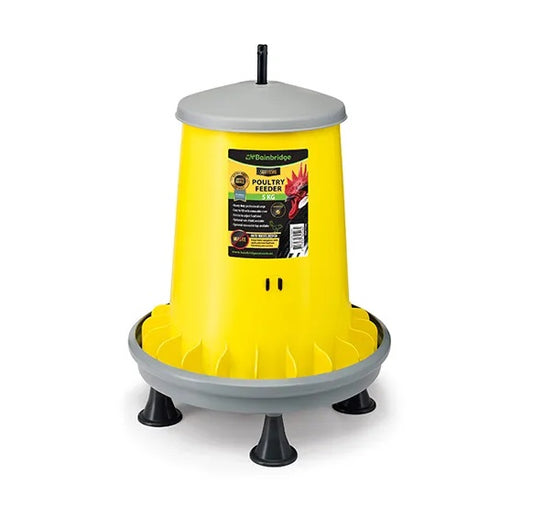 Supreme Poultry Feeder Yellow 5kg With Legs