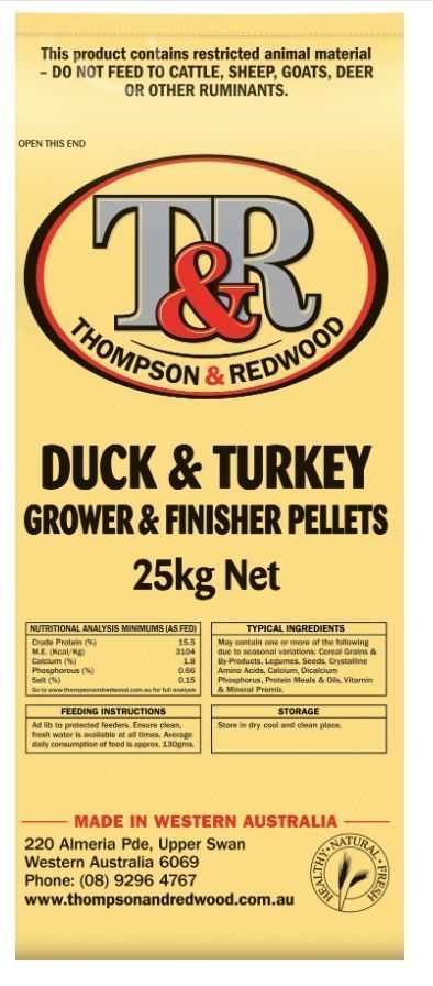 Thompson & Redwood Duck And Turkey Grower Finisher