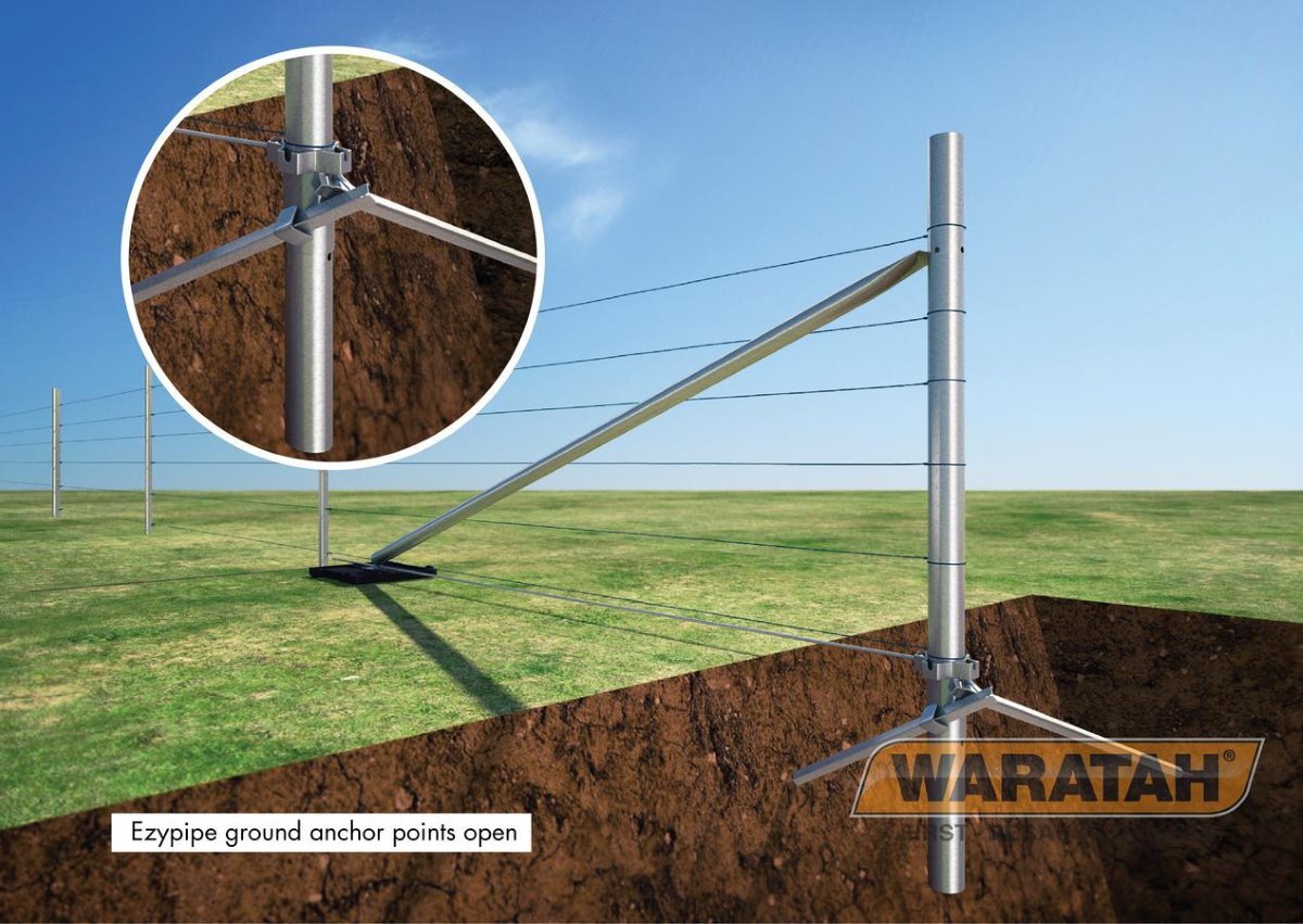 Waratah 2.5m Ezypipe Strainer Post