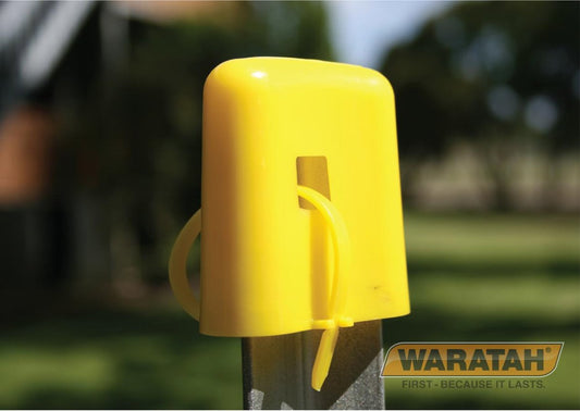 Waratah Safety Yellow Star Post Cap