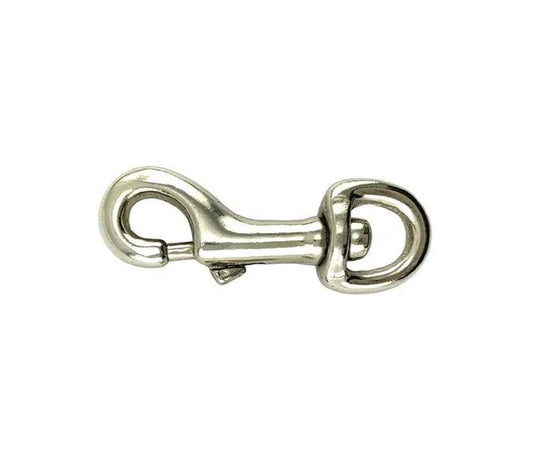 Round Swivel Eye Snaphook Nickel Plated