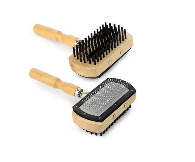Pet Slicker And Brush Combo 17cm