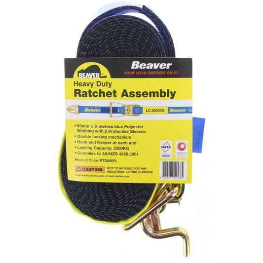Beaver Truck Ratchet Tie Down 50mm 2500kg