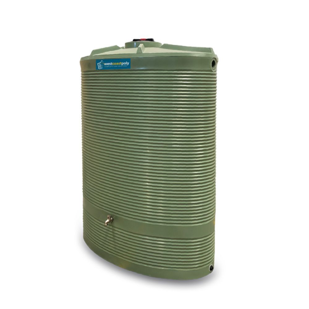 West Coast Poly Urban Tank Slimline 1500L