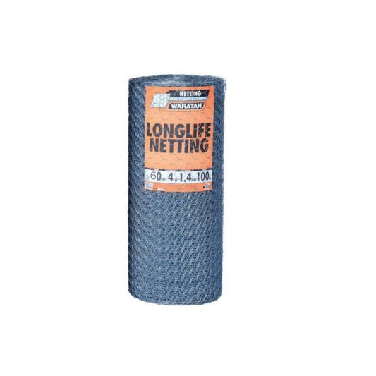 Waratah 60-4.0-1.40 Netting Longlife Blue, 100m