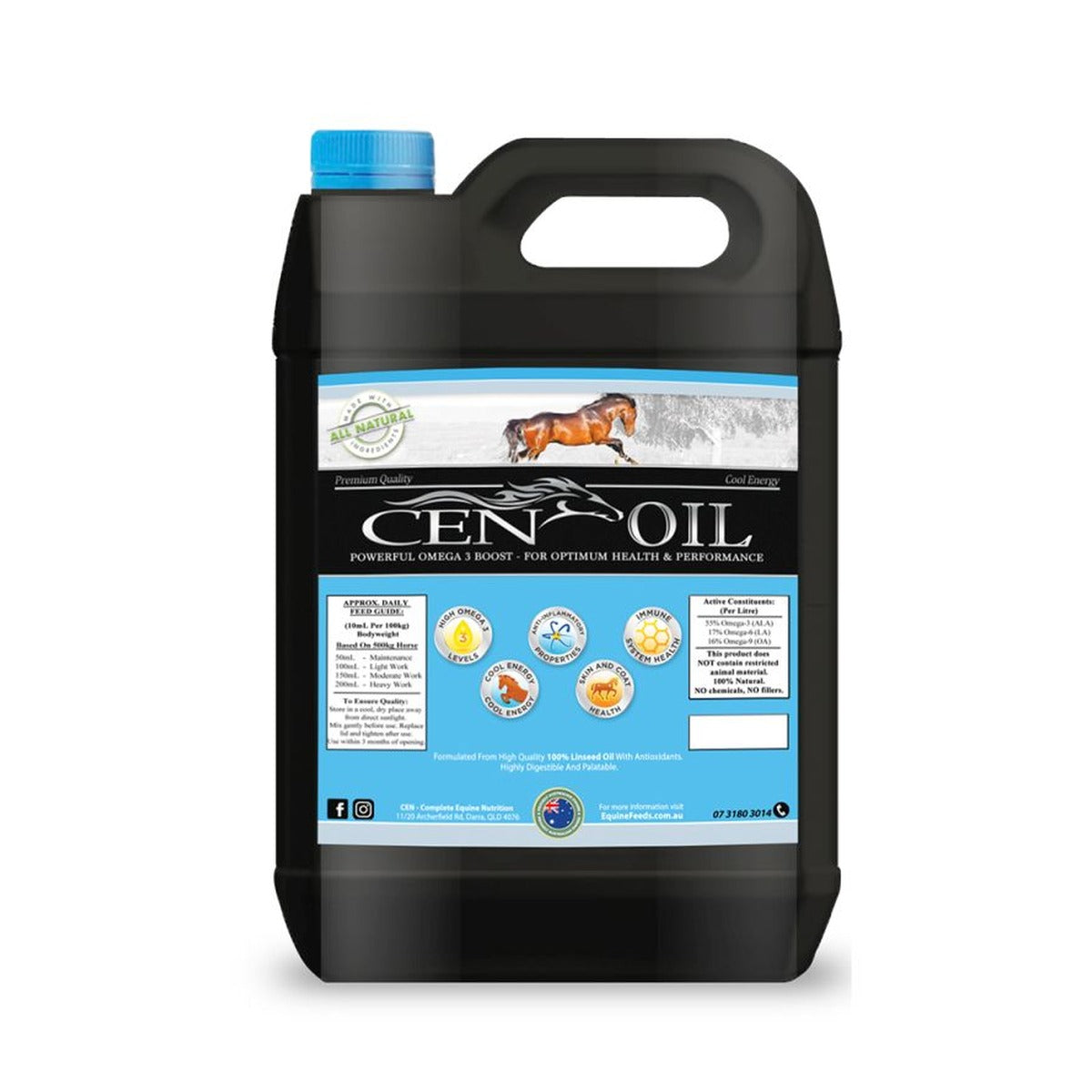 CEN Nutrition Oil 4.5L for horses