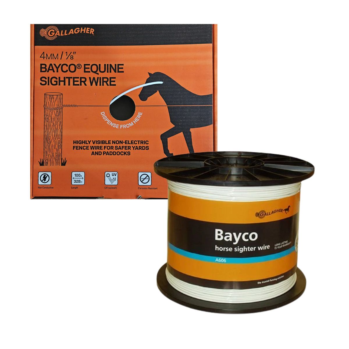 Gallagher Bayco Horse Sighter Wire 4mm