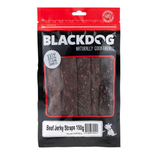 Blackdog Beef Jerky Straps 150g