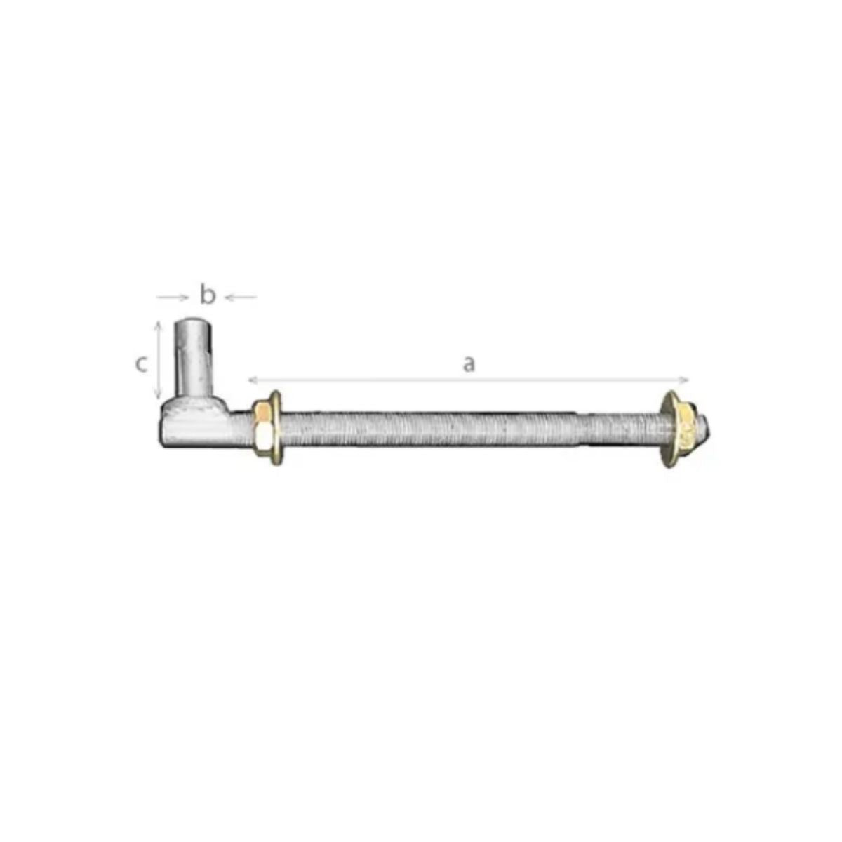 Bottom Gudgeon 20mm x 275MM GG0027