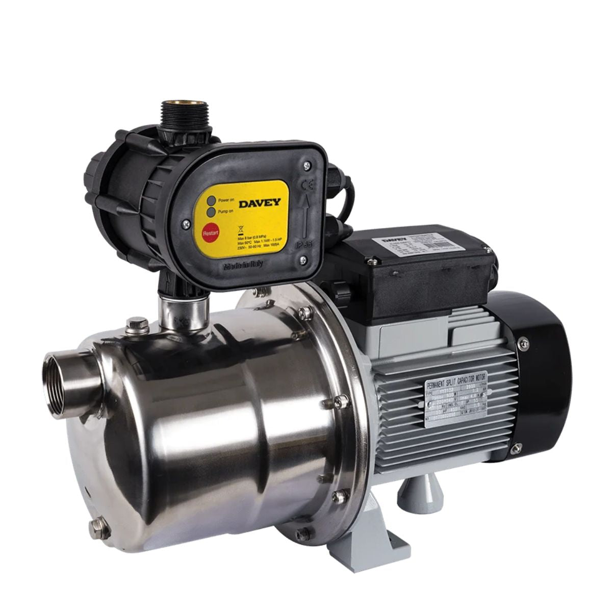 Davey Jet Pump With PC Silver Series - SJ60-08PC