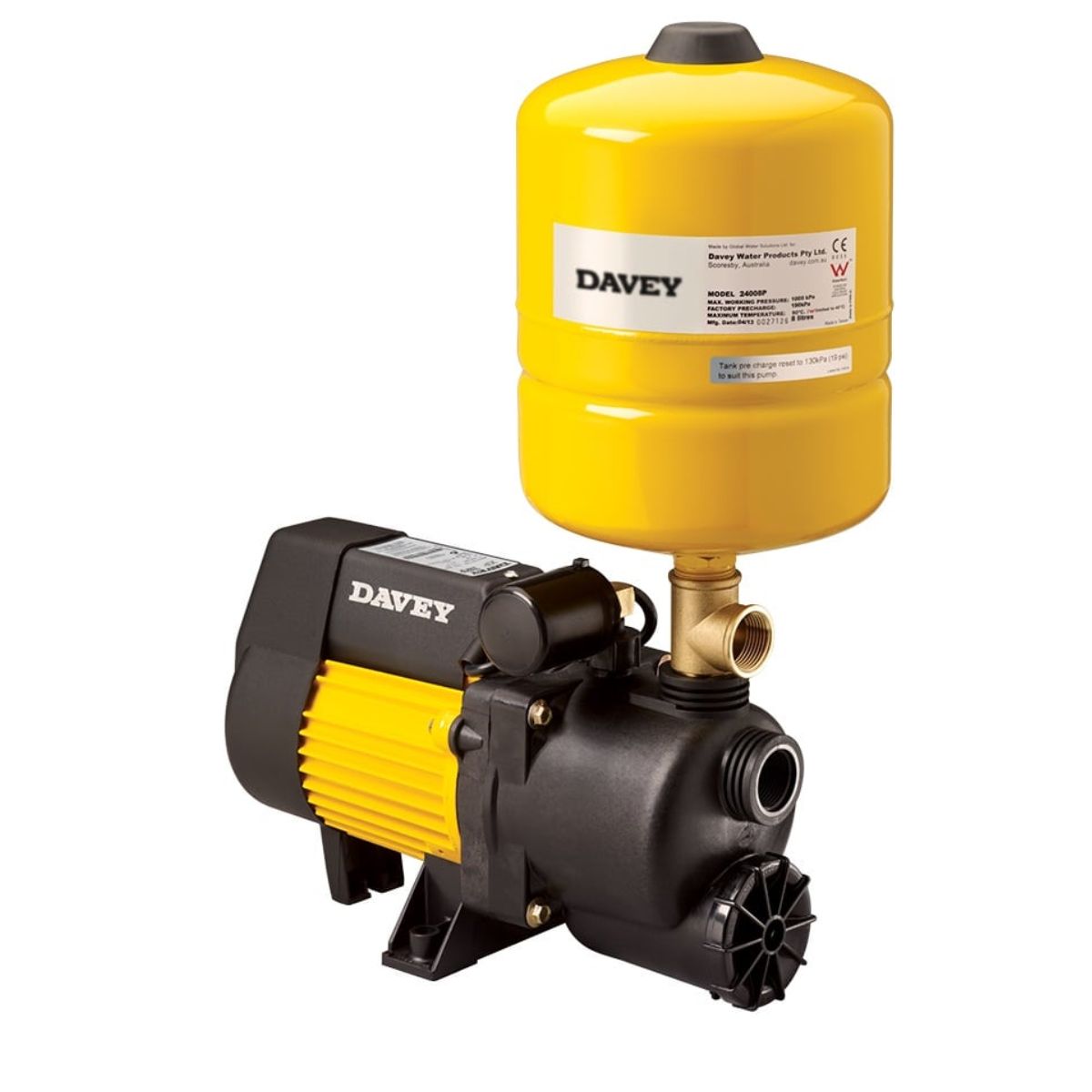 Davey Pump XP45 WPS With 8L Tank XP45P8