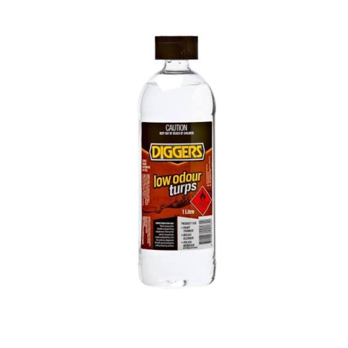 Diggers Low Odour Mineral Turpentine 1lt