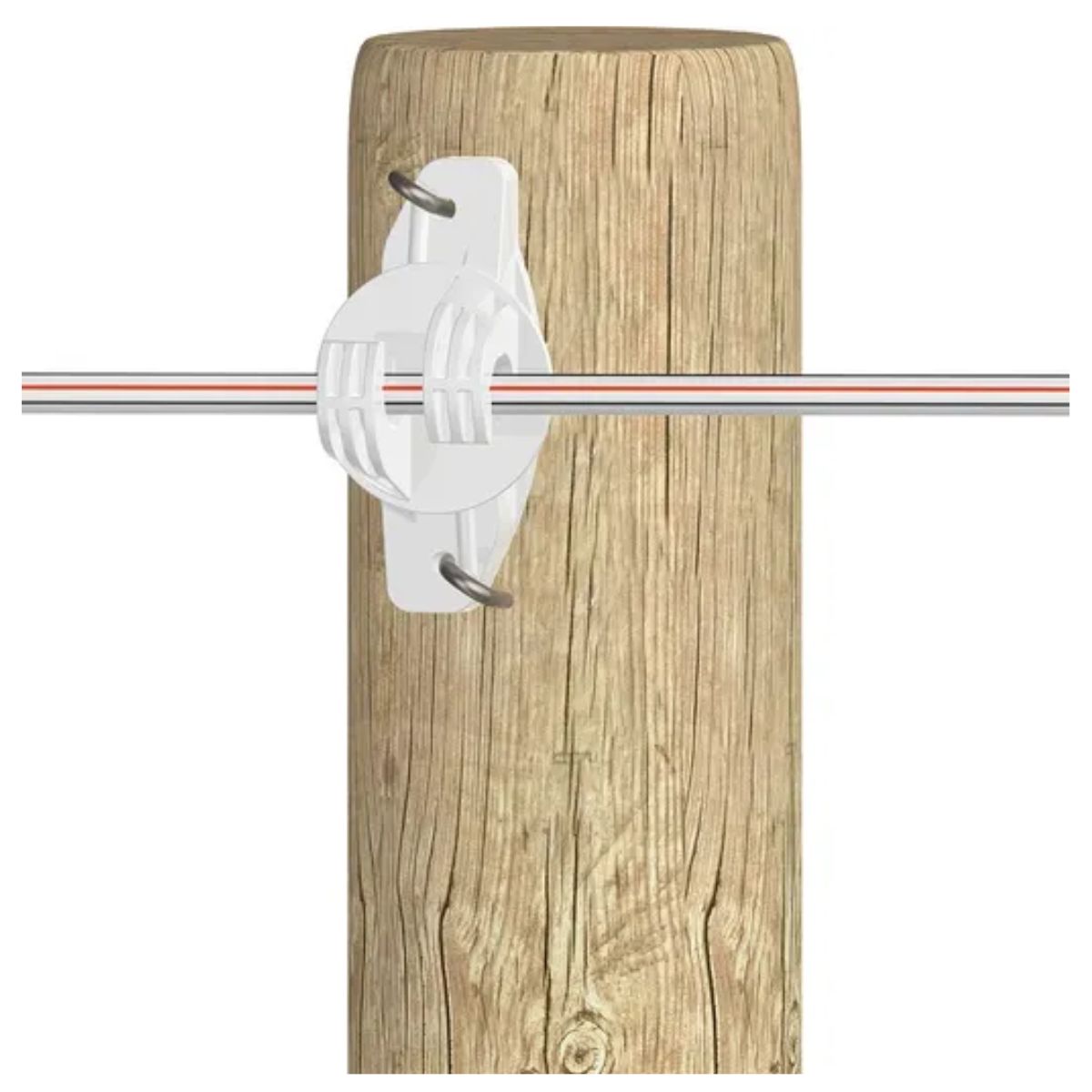 Gallagher Wood Post Wide Jaw Claw Insulator G67614