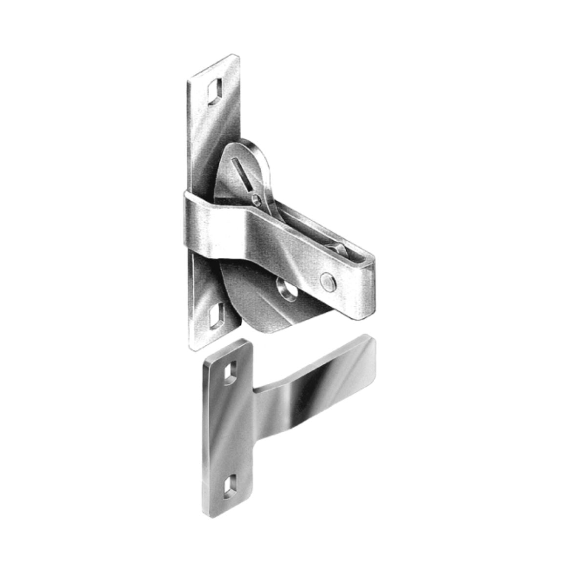 Gate "D" Latch and Striker Bolt On