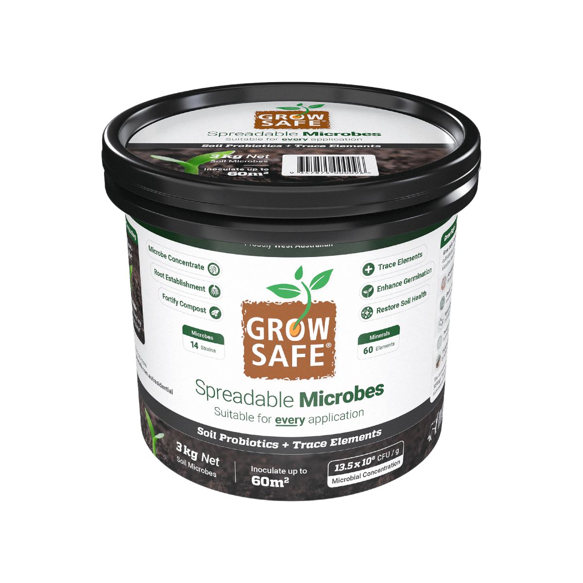 GrowSafe Spreadable Soil Microbes 3kg