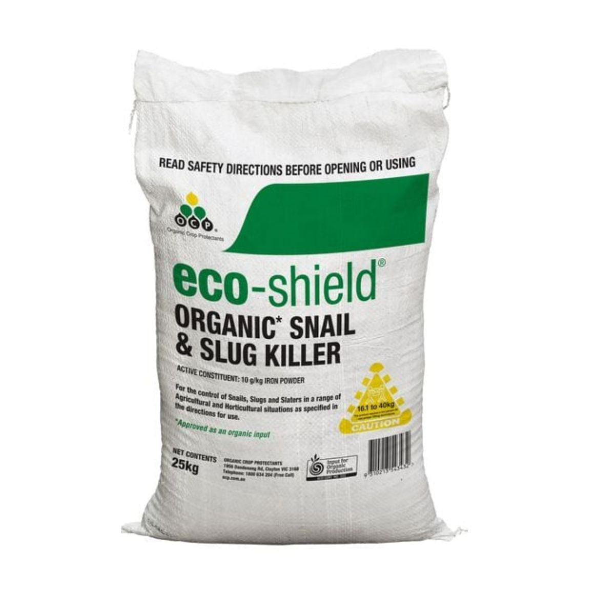 Eco Shield Snail And Slug Killer 25KG