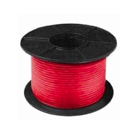 Solenoid Wire Cable, 7 Core x 1mm - Red - 100m