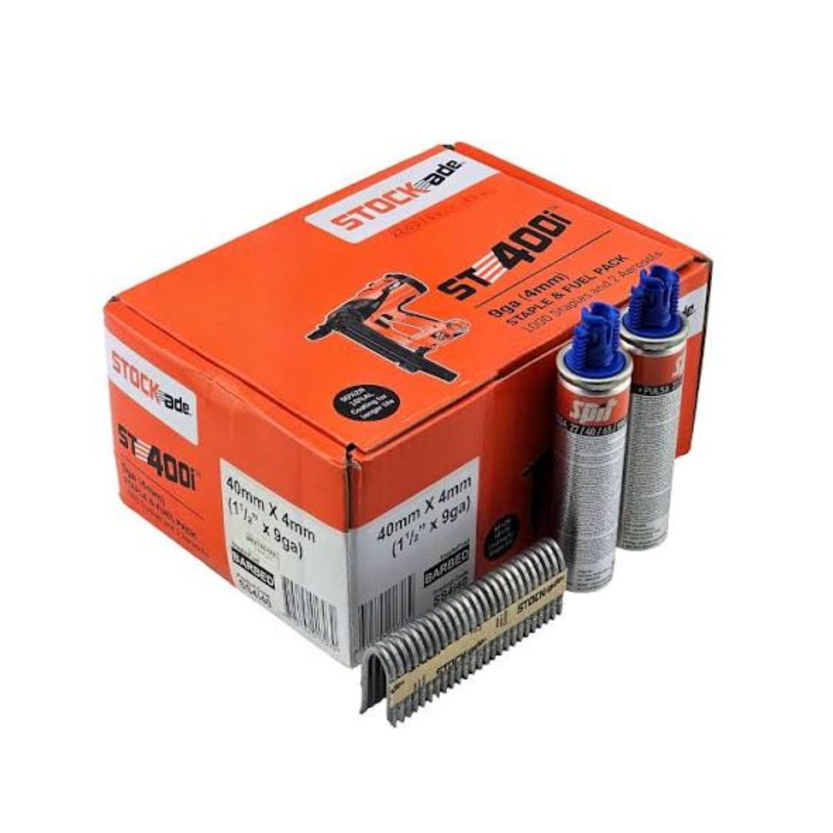 Stockade Impulse Barbed Staples