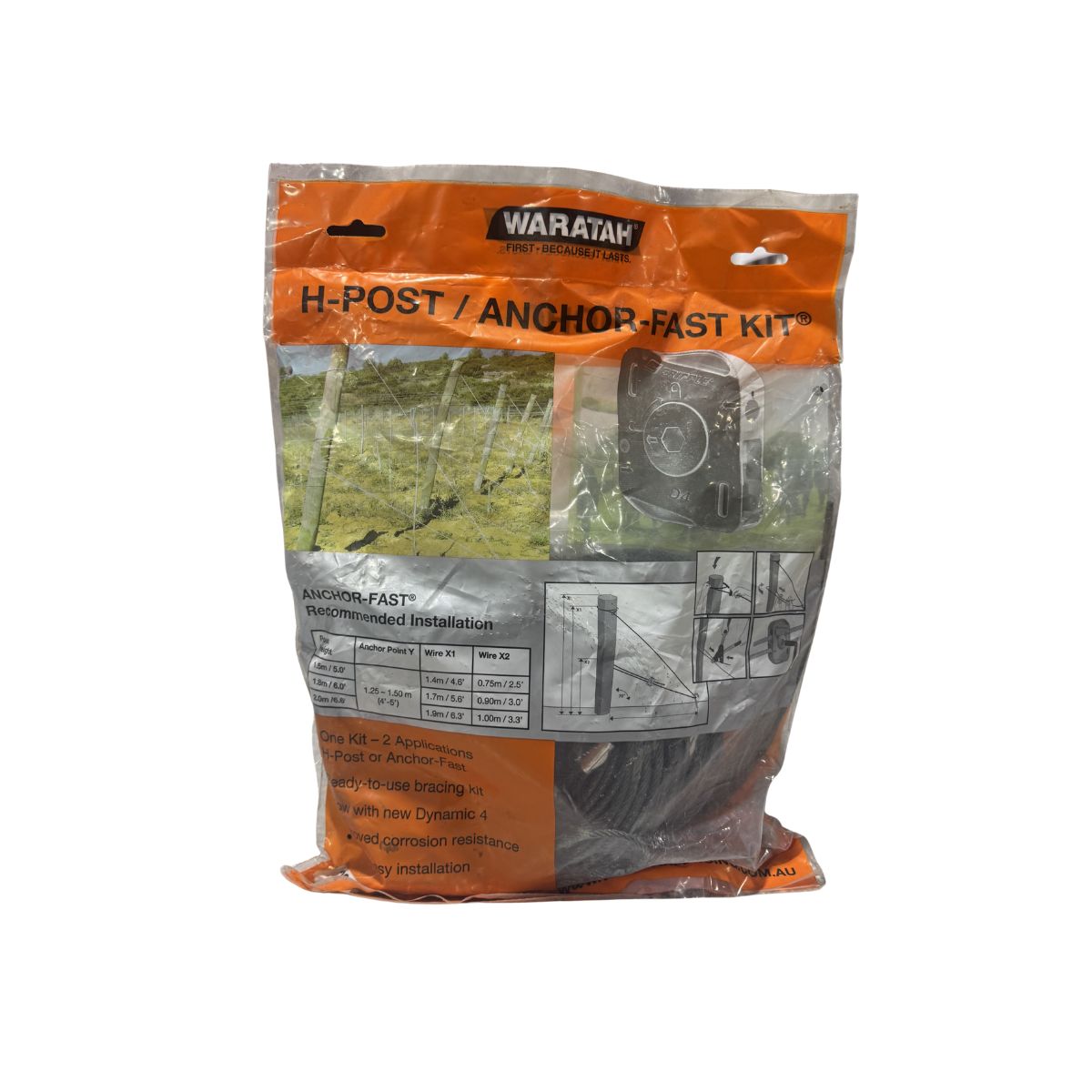 Waratah Gripple H-Post Anchor-Fast Kit