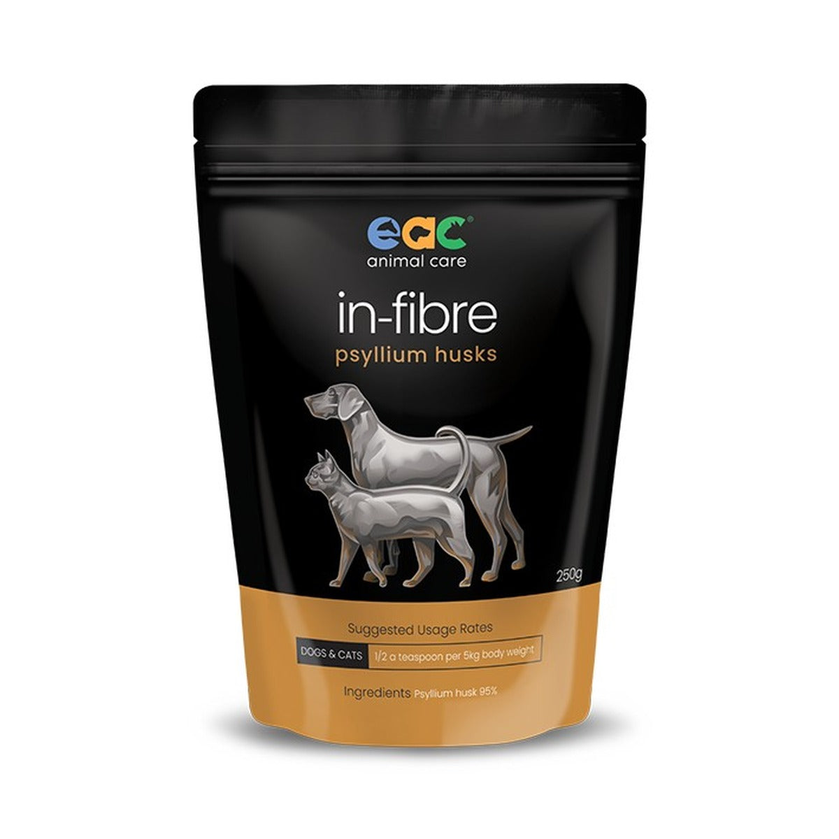 EAC In-Fibre Psyllium Husks 250g for horses