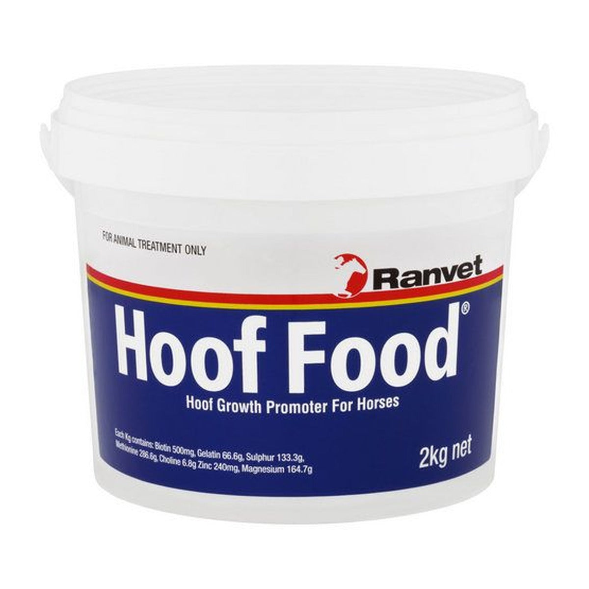 Ranvet Hoof Food 2kg hoof growth promoter for horses