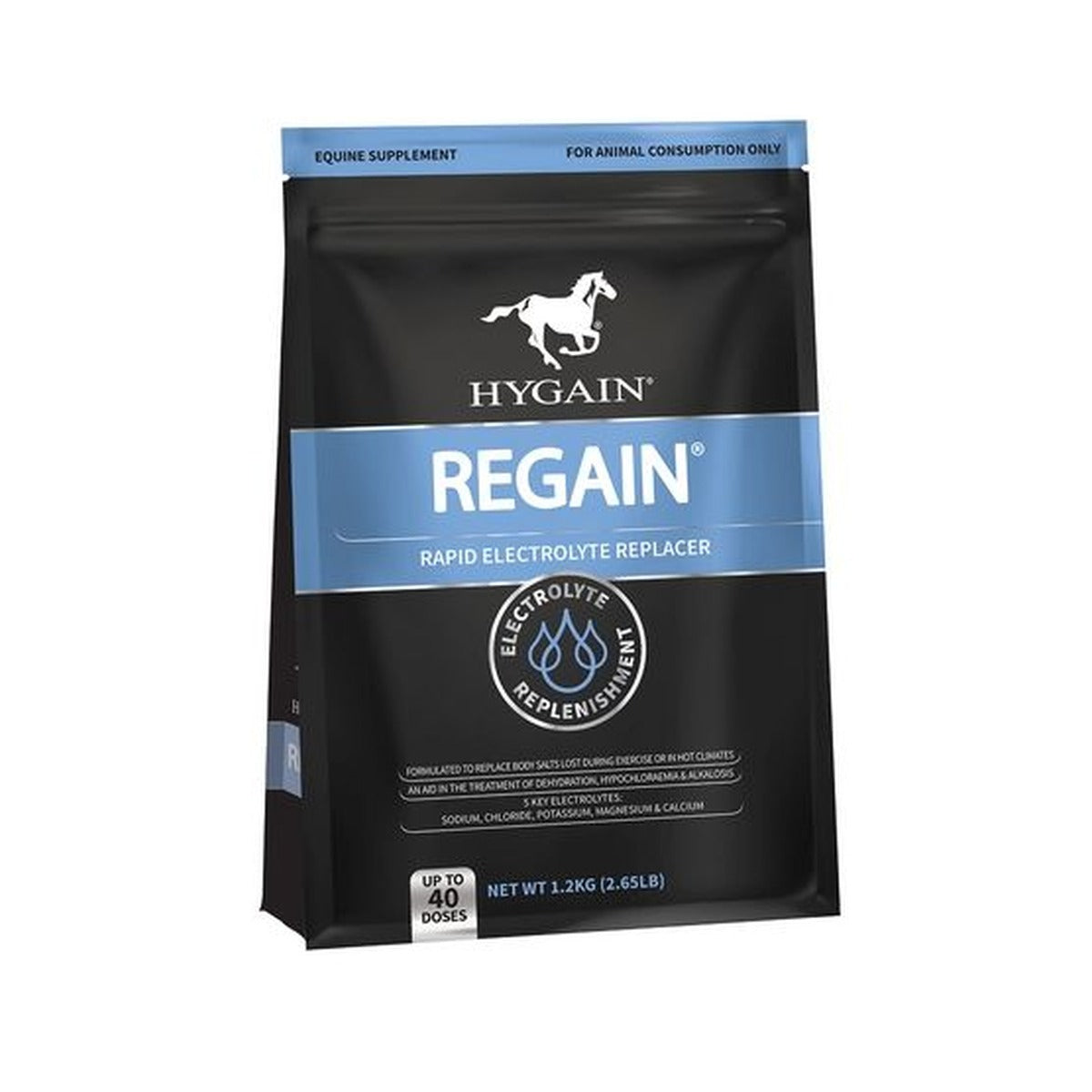 Hygain Regain 1.2kg rapid electrolyte replacer for horses
